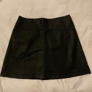 Abercrombie and Fitch faux leather skirt